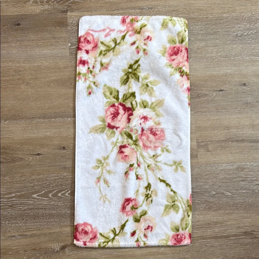 Vintage ralph lauren floral bath set 2 hand towels 3 bath towels